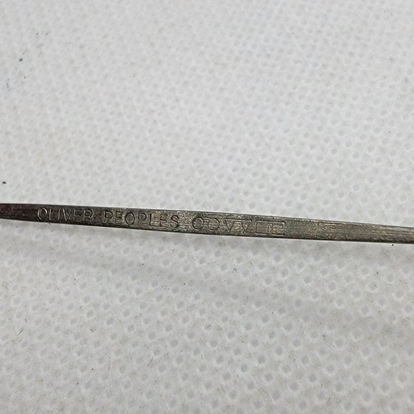 OLIVER PEOPLES OP-601 Silver Pink Oval Sunglasses - Picture 9 of 12